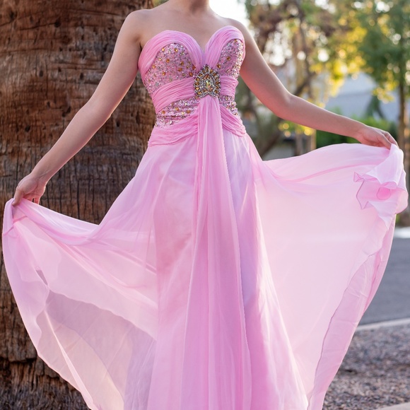 Pink Sweetheart dress *Tony Bowls Le Gala Line* - Picture 1 of 5